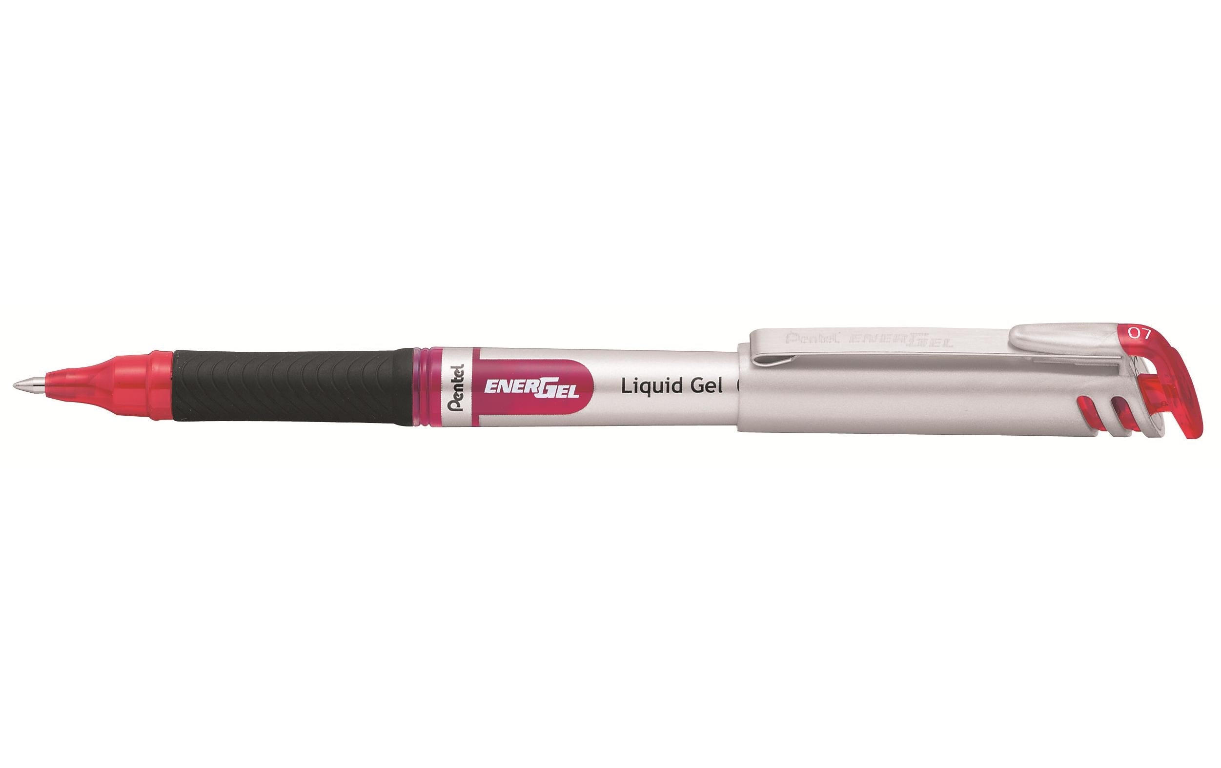 Pentel Gelroller EnerGel Metallspitze 0.7mm, rot
