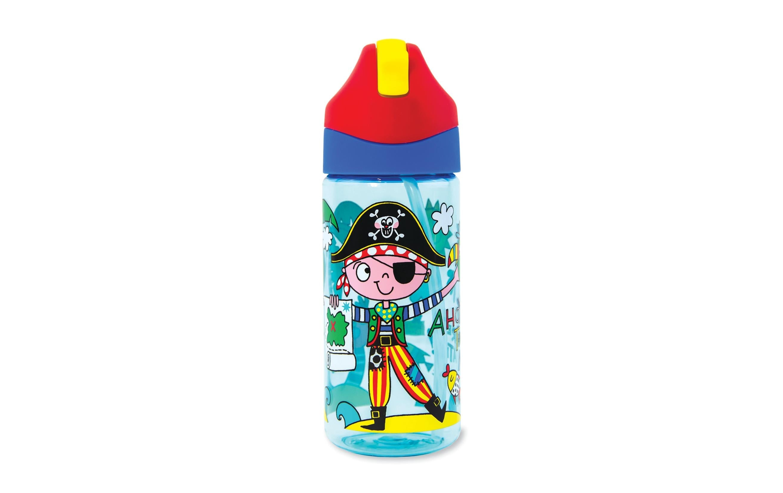 Rachel Ellen Trinkflasche Pirat mit Strohhalm350 ml