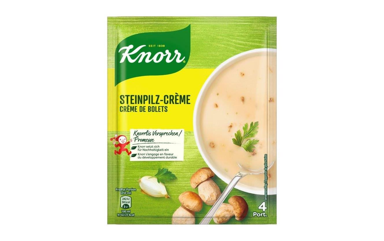 KNORR Steinpilz-Crème Suppe 4 Portionen