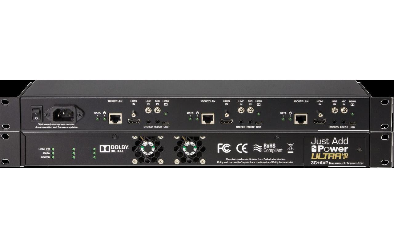 Just Add Power JP-UL-749AVP IP Transmitter Rack, 3-fach, PoE, USB, 4K