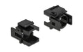 Delock Keystone: Abdeckung 4er-Pack 12.5mm Durchführung, schwarz