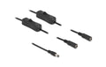 Delock DC 5.5x2.1mm Stecker zu 2x DC Buchse Mit Schalter,1m,Schwarz