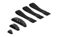 Delock Kabelhalter Komb Set, selbstkl. 6 Stück, diverse Kabelhalter/-bänder