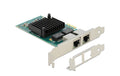Delock PCI-Express-x4 Netzwerkkarte, 1Gbps Intel i350 Chipset, inkl.LP Slotblech