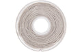 Rico Makrameeband, hellgrau 1 mm, Rolle 10 m