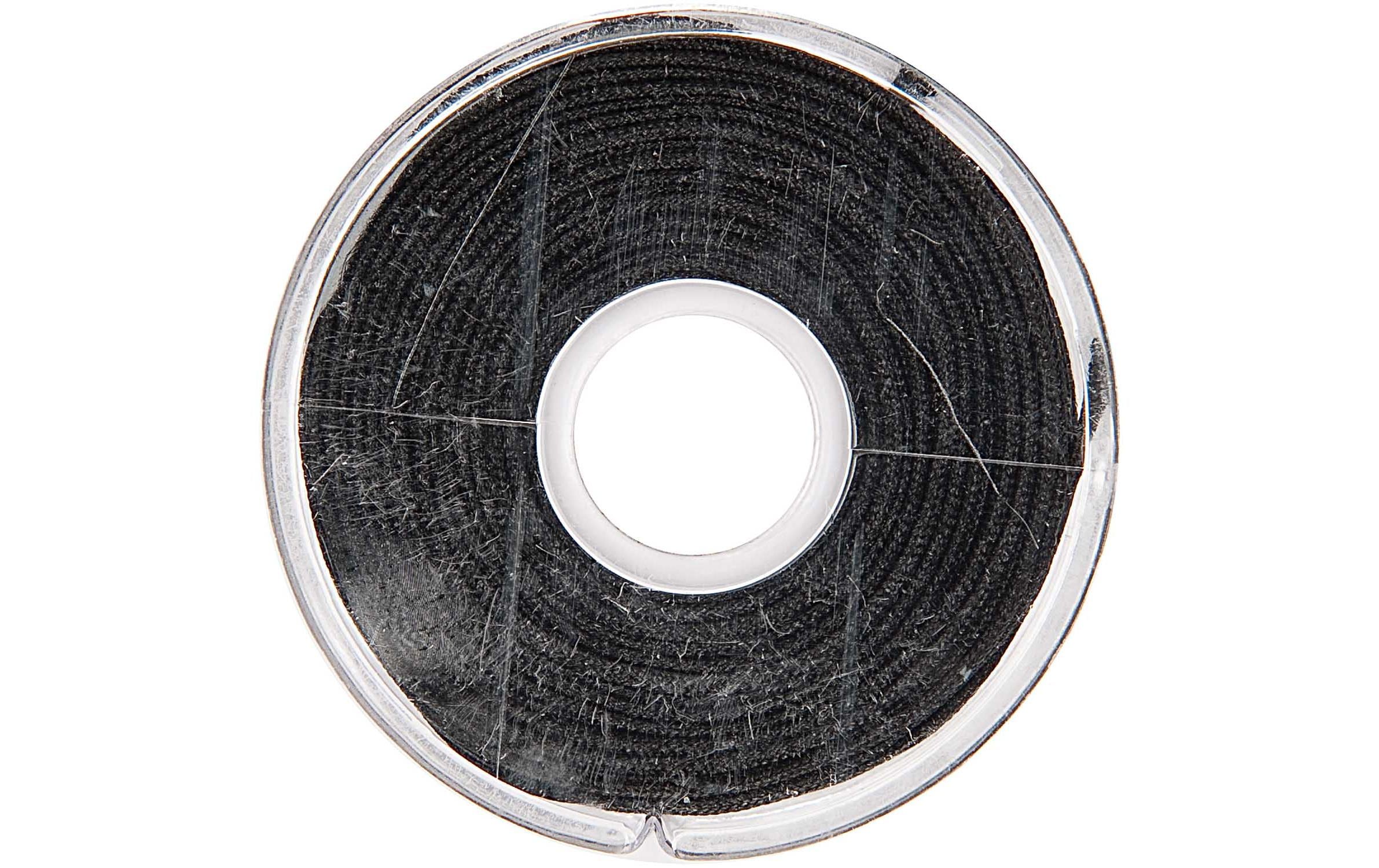 Rico Makrameeband, schwarz 1 mm, Rolle 10 m