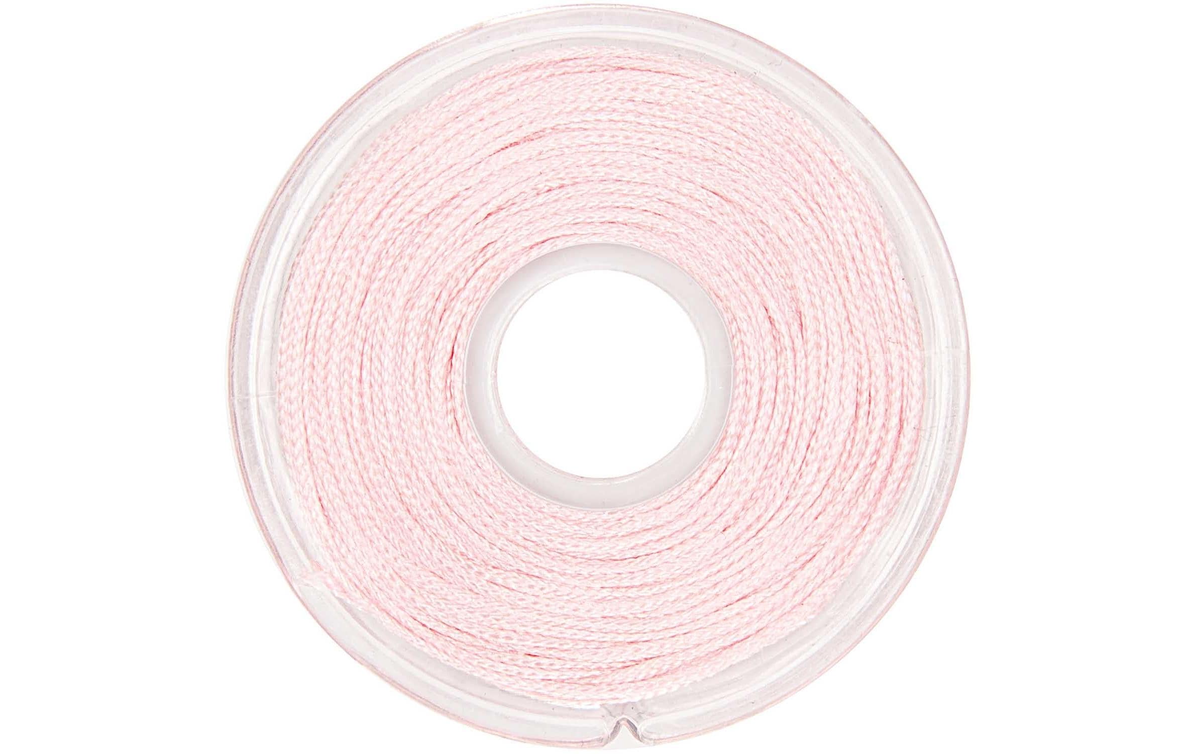Rico Makrameeband Rosa 1 mm, Rolle 10 m