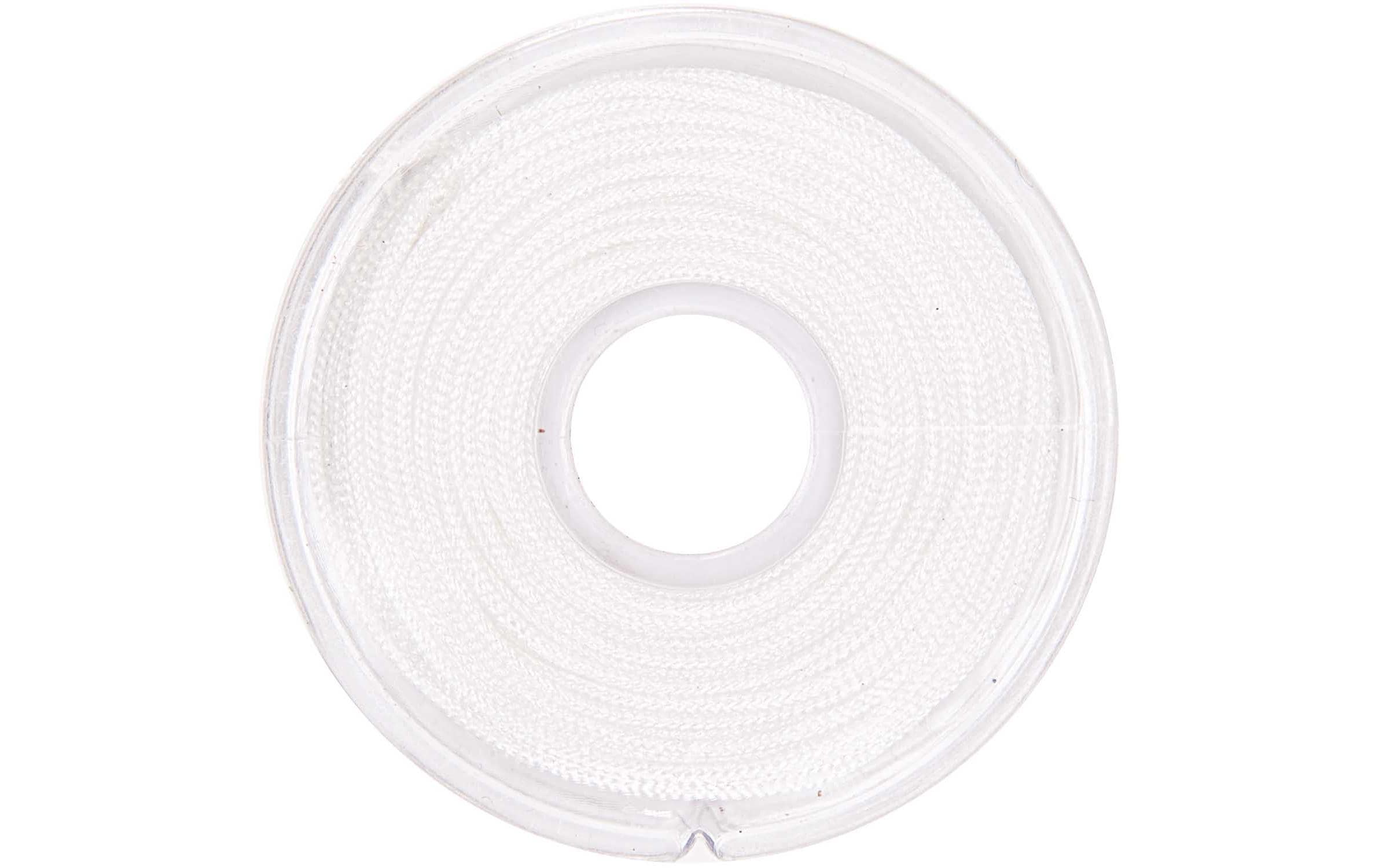 Rico Makrameeband, weiss 1 mm, Rolle 10 m