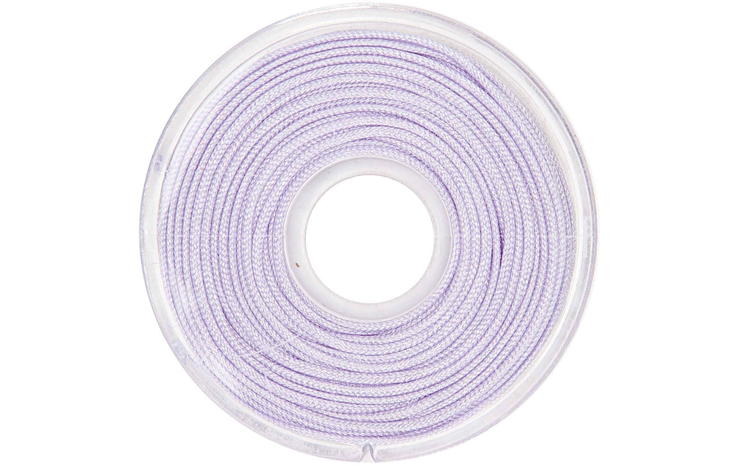 Rico Makrameeband, flieder 1 mm, Rolle 10 m