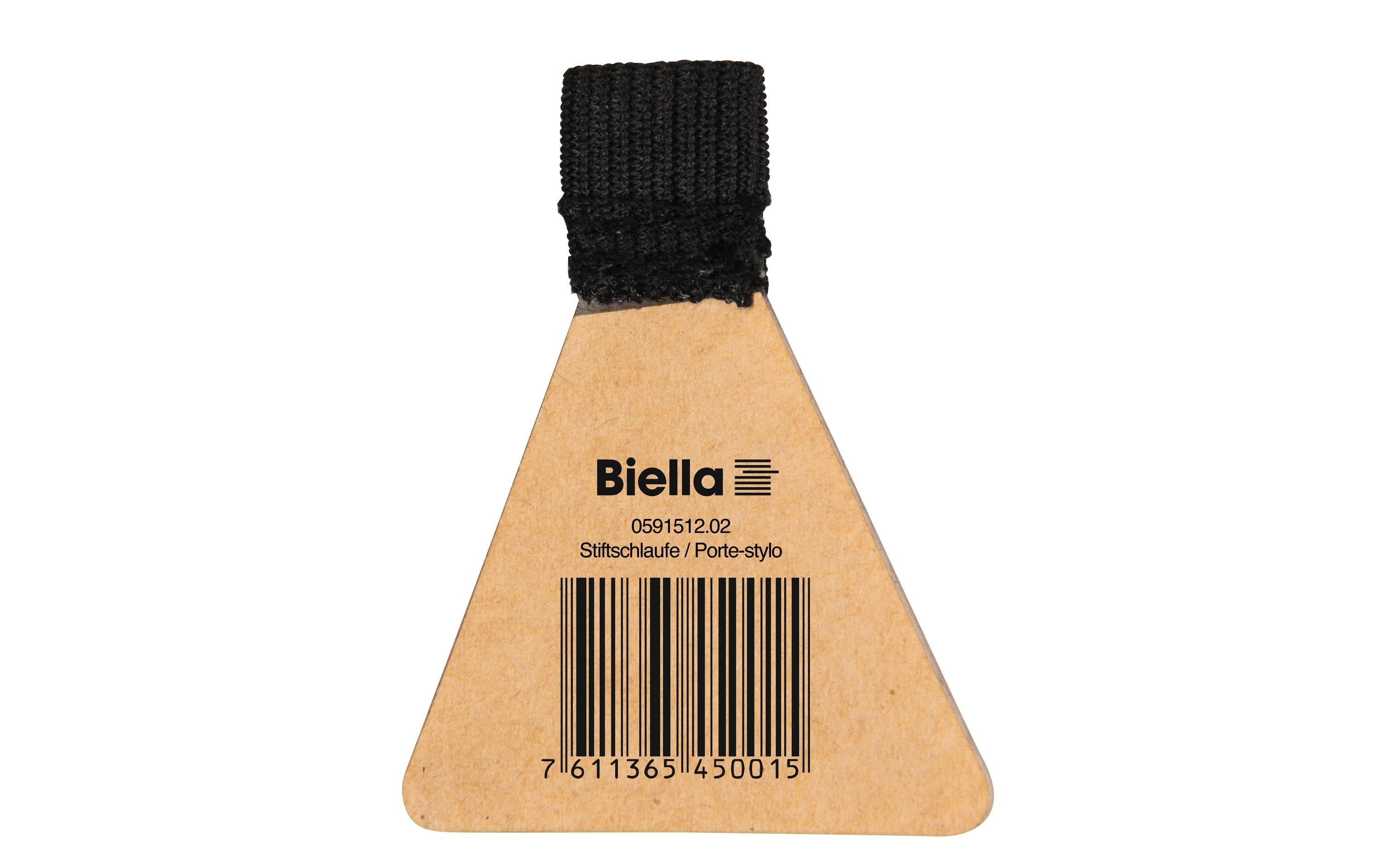 Biella Stiftschlaufe 15x12mm, schwarz