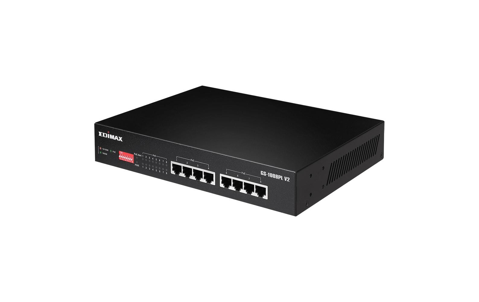Edimax GS-1008PL V2: 8 Port GE PoE+ Switch