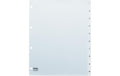 Kolma Register A4 Vista XL 1-10 Transparent, 10-teilig