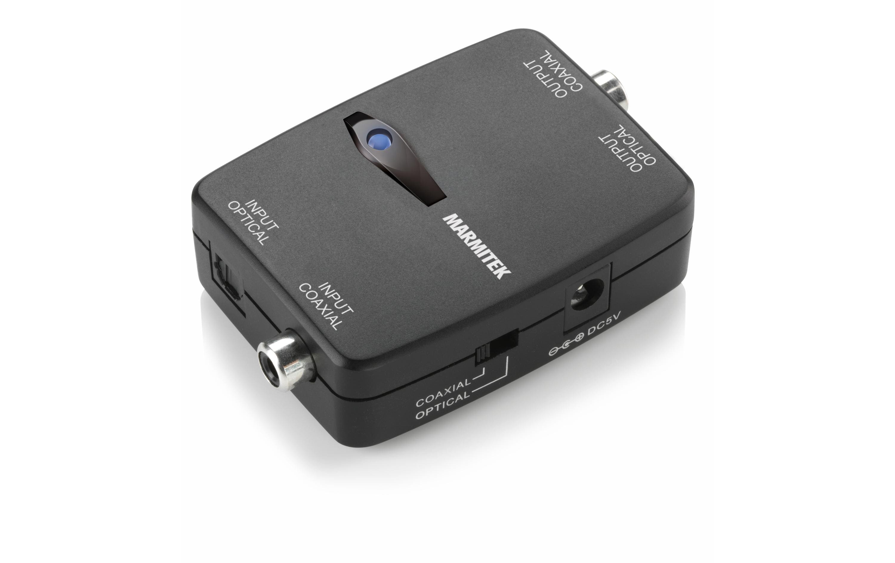 Marmitek Connect TC22, Audio Converter Toslink auf digital Koaxial