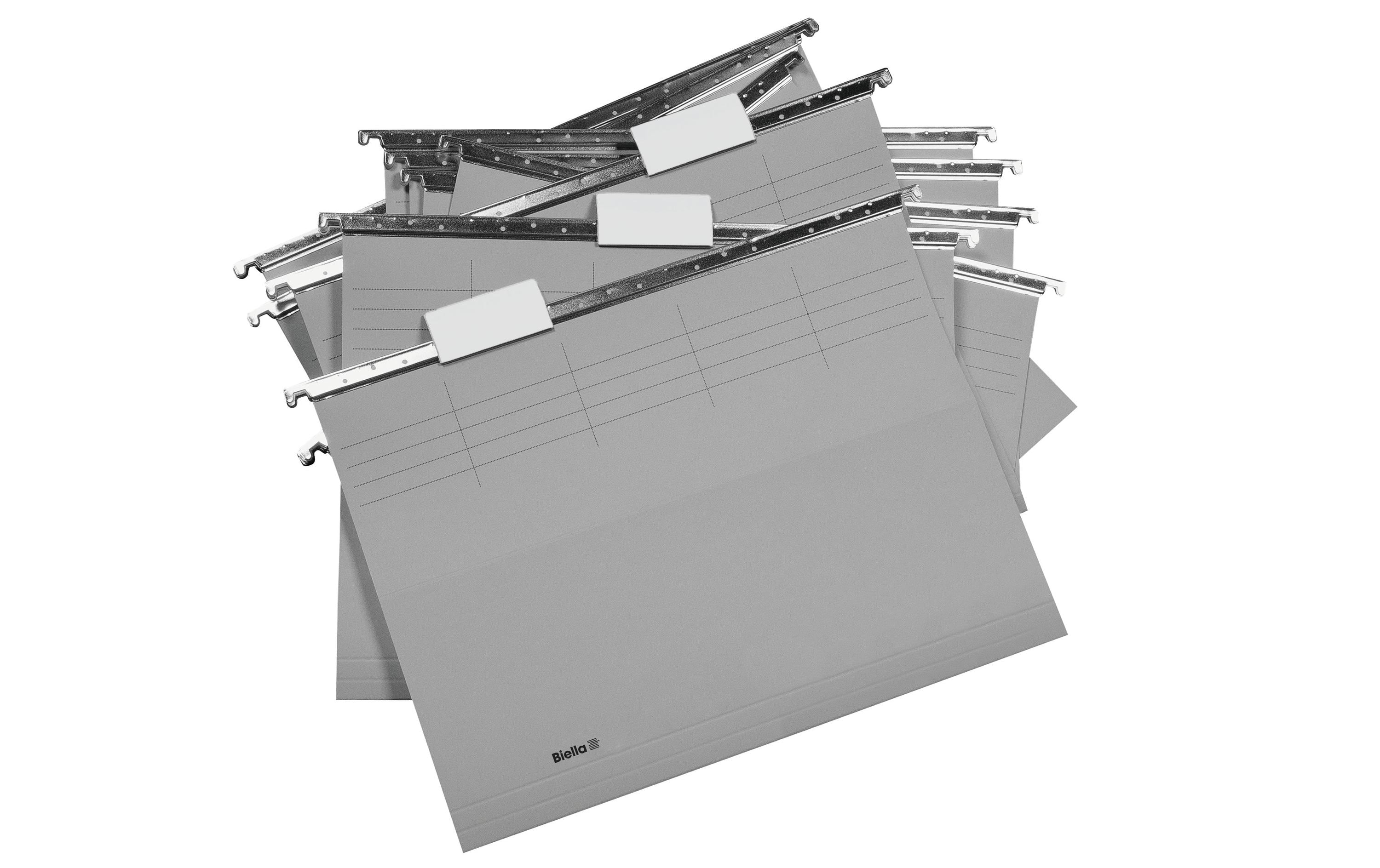 VETRO MOBIL Hängemappen, grau 25er Packung, 25cm inkl. Zubehör