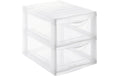 Rotho SCHUBLADENBOX A4 Orgamix 2 Schübe, 360x260x255mm