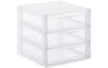 Rotho SCHUBLADENBOX A6 Orgamix 3 Schübe, 210x180x170mm
