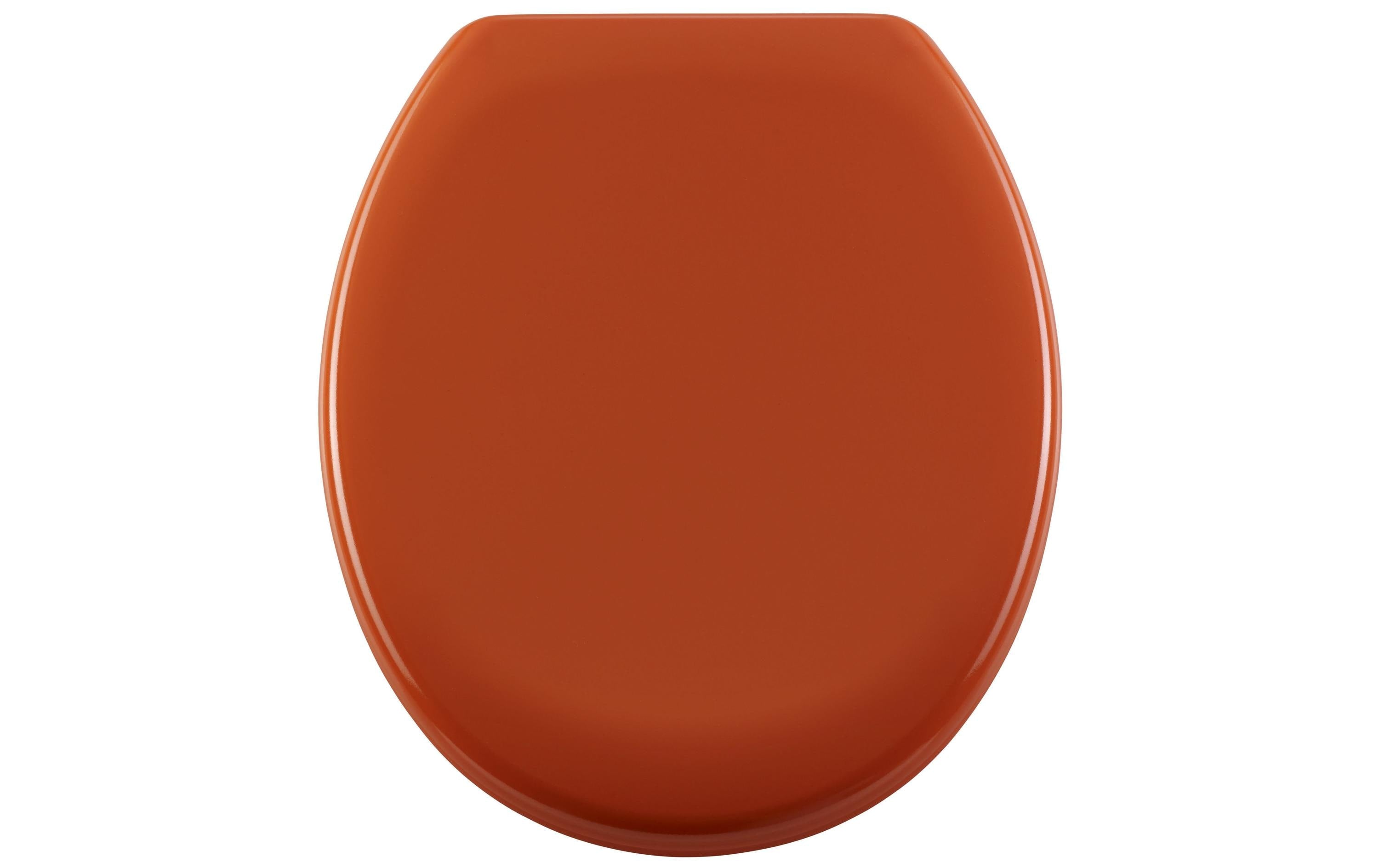 diaqua WC-Sitz BARBANA Orange aus Duroplast mit Absenkautomatik