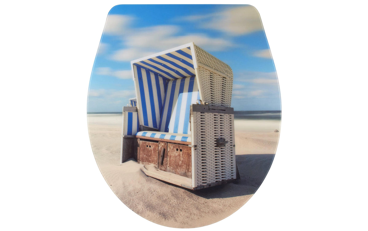 diaqua WC-Sitz NANCY Beach chair Absenkautomatik, Metallbefestigung
