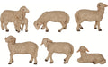 Botanic Haus Krippenfiguren Schafherde für Figuren 7-9 cm, H: 4 cm, Polyresin