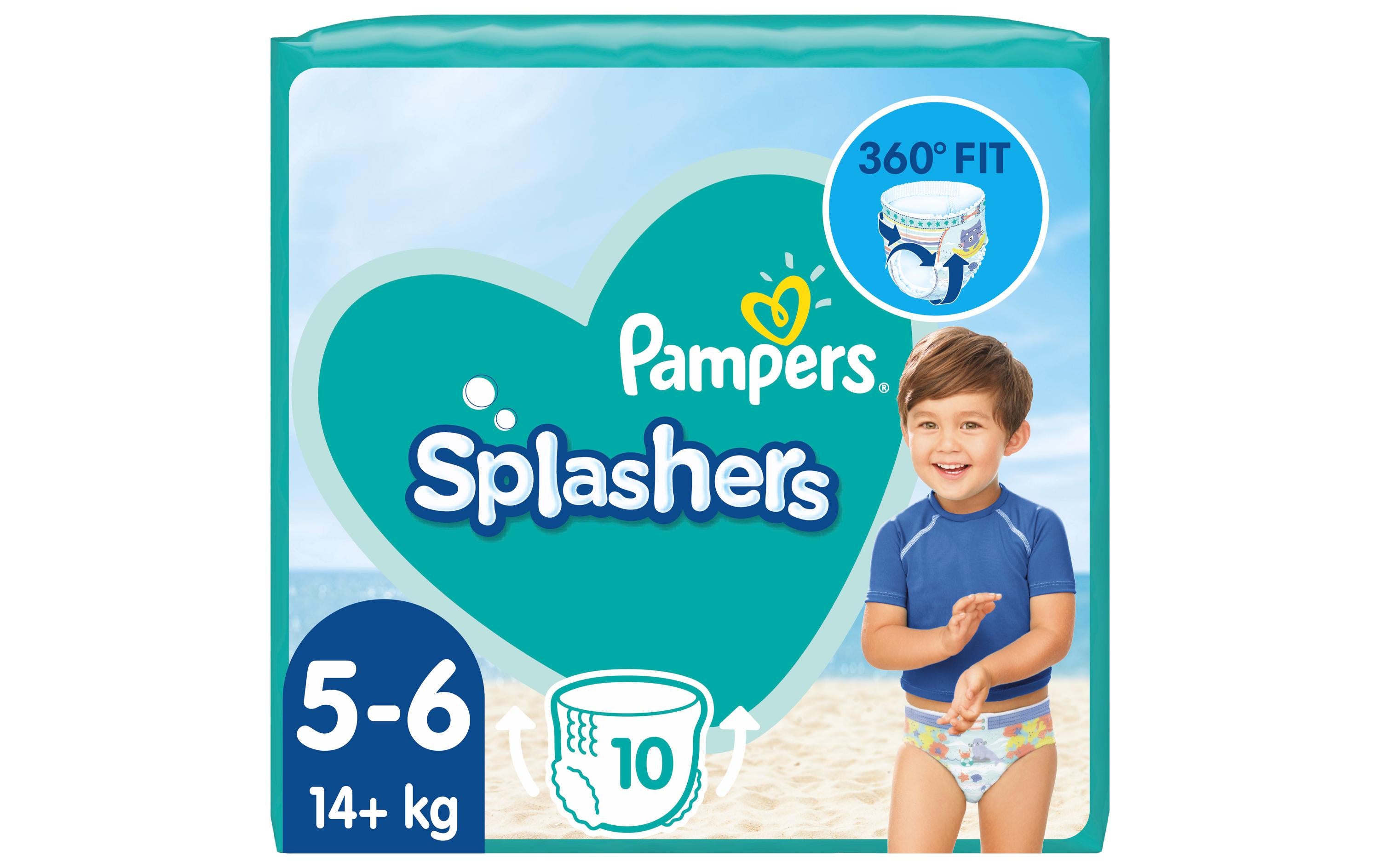 Pampers Splashers Gr. 5-6 Tragepack, 10 Stück
