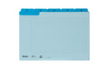 Biella Leitkarten A6 A-Z 25-teilig blau, 450 g/m2