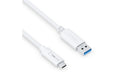 PureLink USB3.1 Gen1 USB-A-C, 1.0m, Weiss 5Gbps, 3A, iSeries