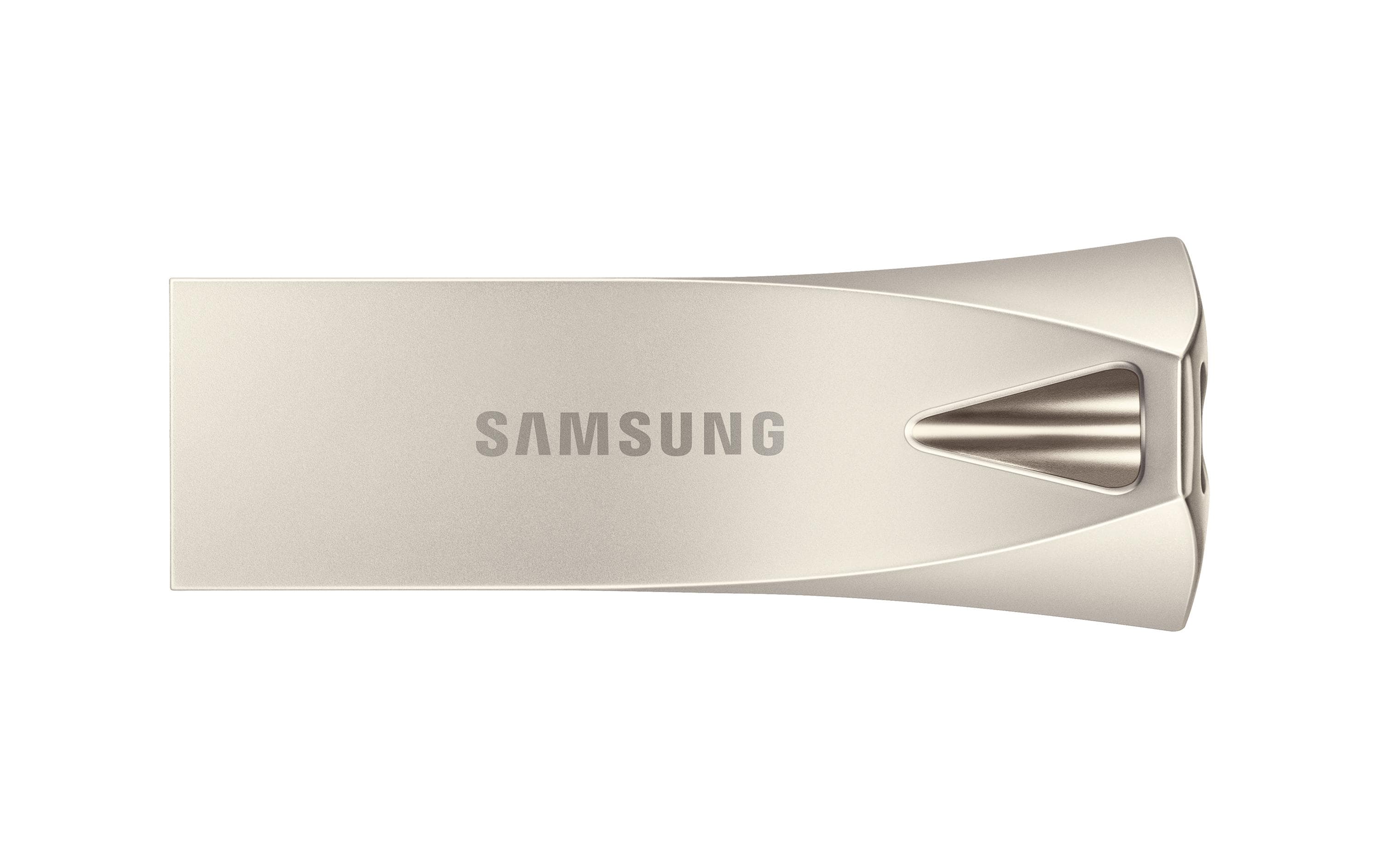 Samsung USB3.1 Bar Plus Silver 256GB silber, Lesen: 400MB/s, Schreiben: 60MB/s
