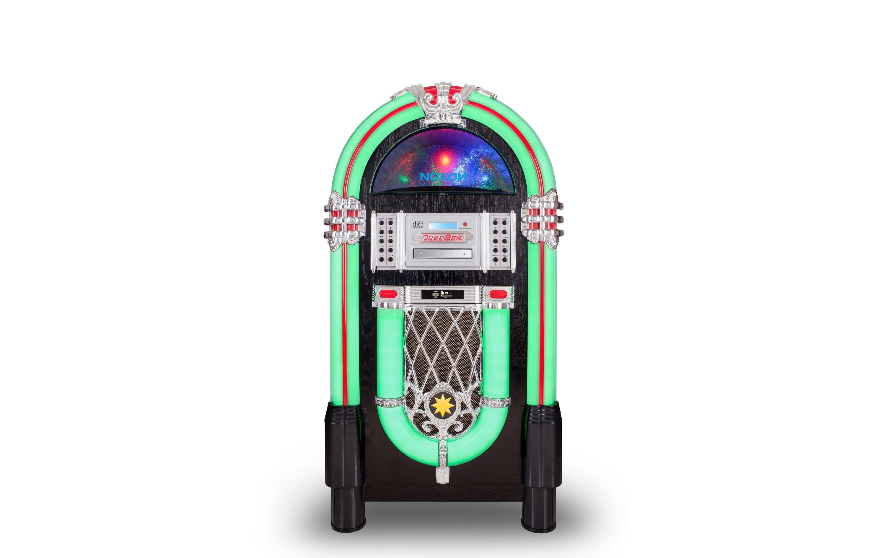 Noxon Jukebox 1 Soundsystem Plattenspieler, DAB+, BT, CD, USB