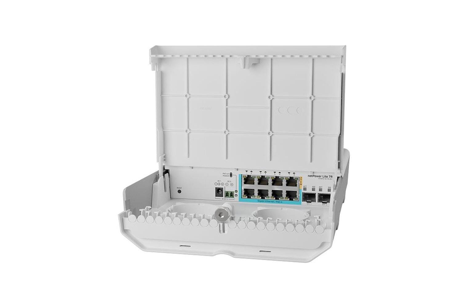 MikroTik CSS610-1GI-7R-2S+OUT 10Port Switch Outdoor Switch, 8xGE, 2xSFP+