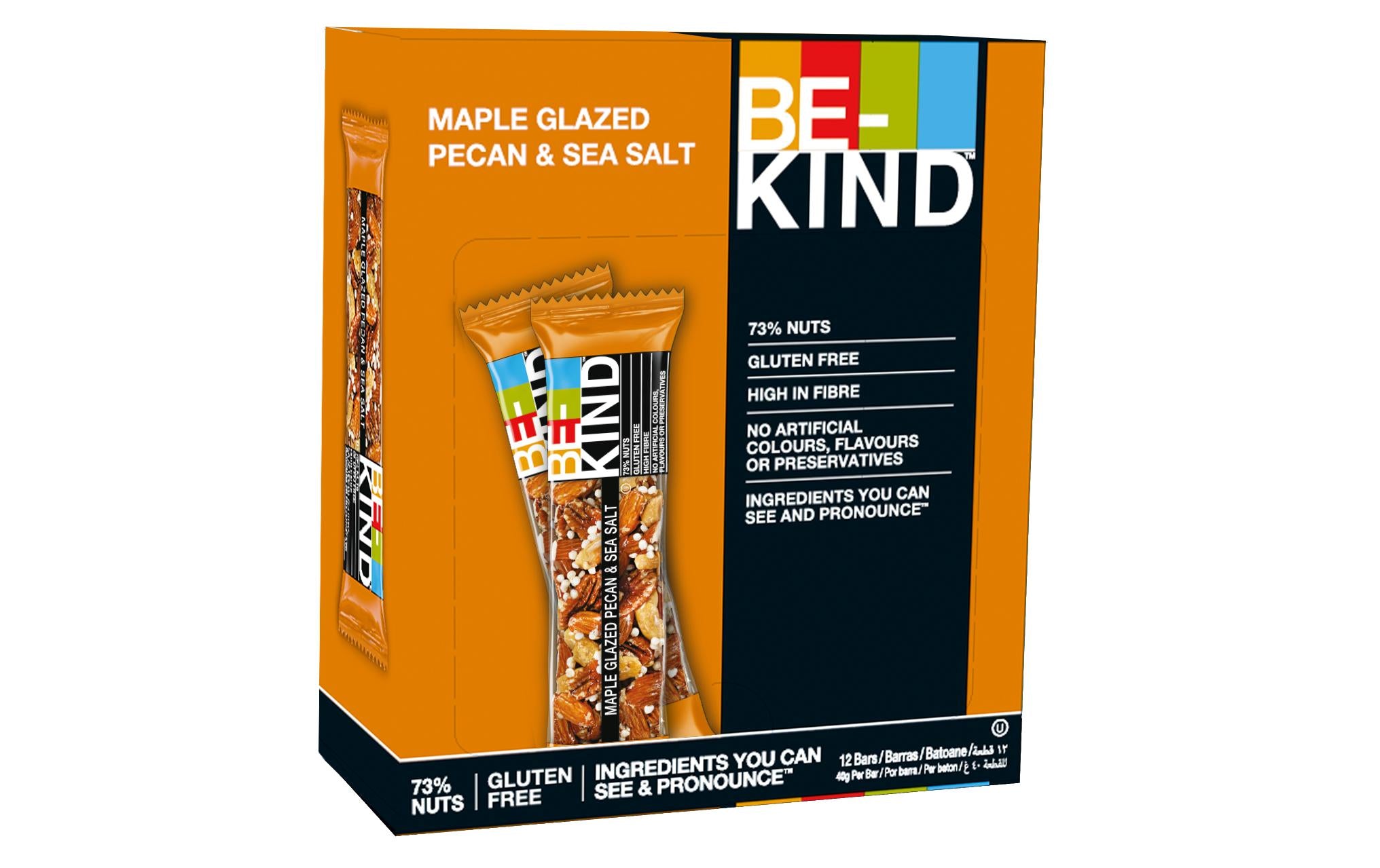 Maple Glazed Pecan & Sea Salt 12 x 40 g