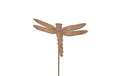 Ambiance Libelle auf Stab Metall rost, 20x15 cm + Stab 50 cm