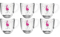 Leonardo Kindertassen Bambini, 280 ml 6 Stück, Flamingo