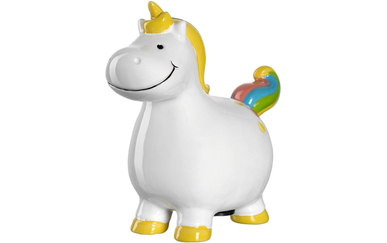 Leonardo Bambini Sparkasse Einhorn 1 Stück, 13x9x9 cm