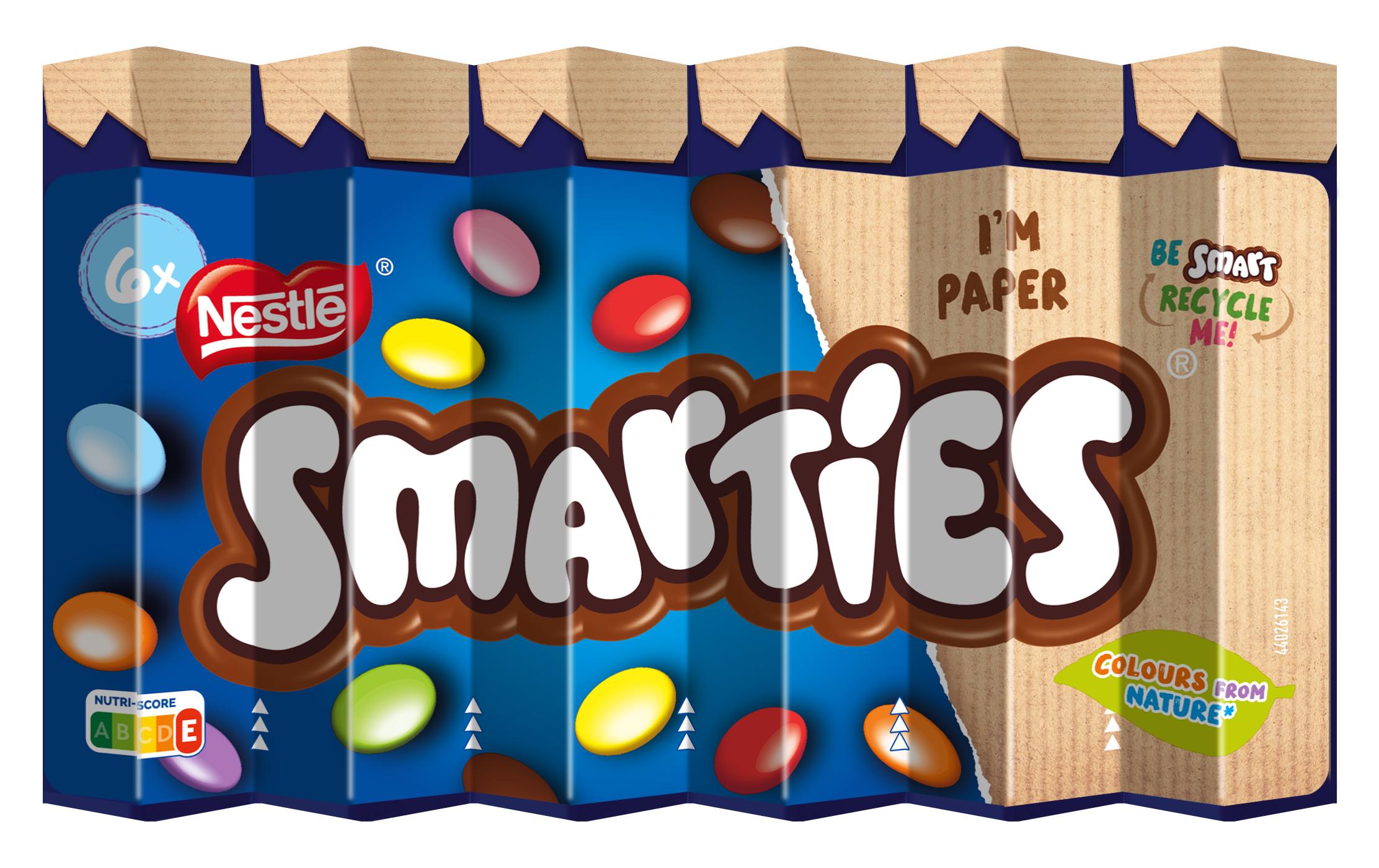 Smarties Schokolinsen 6 Rollen Multipack