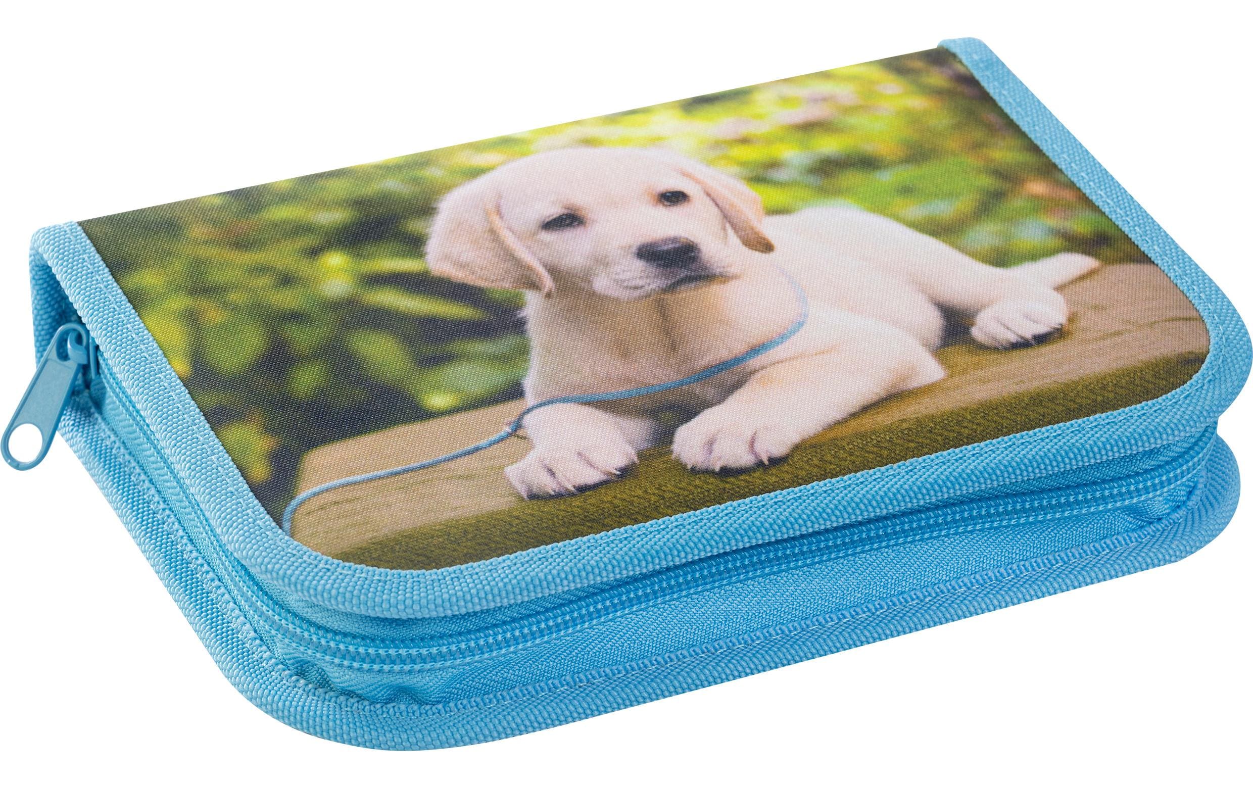 Eberhard F. Schüleretui Hund 42-teilig, 2 Klappen