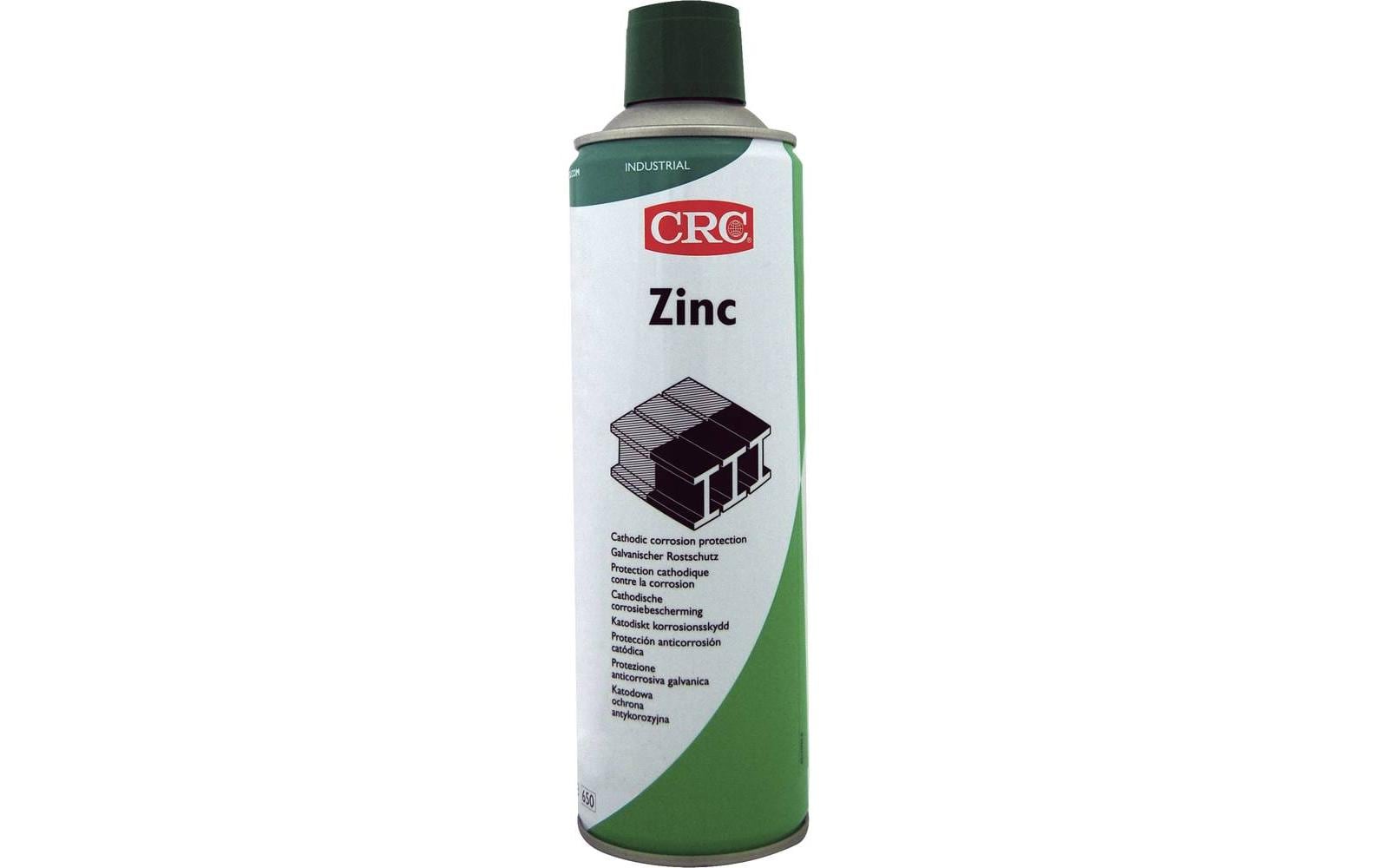 CRC ZINC Zink-Schutzlack, dunkelgrau, matt Spray 500 ml