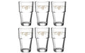 Leonardo Latte Macchiato Glas Solo Coffee 6 Stück, 410ml, H: 14cm, D: 9cm