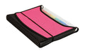 Dufco Fächermappe A4 Soft Touch 13-teilig, PP, himbeer/schwarz