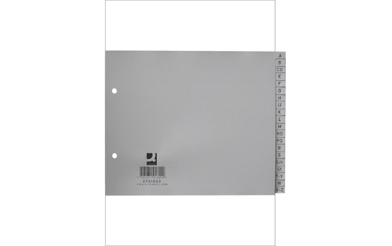 Connect Register A4 A-Z teildeckend, grau