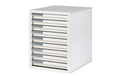 Styro Schubladenbox Styrokay Grösse 27 x 34.5 x 34 cm, 9 Schubladen