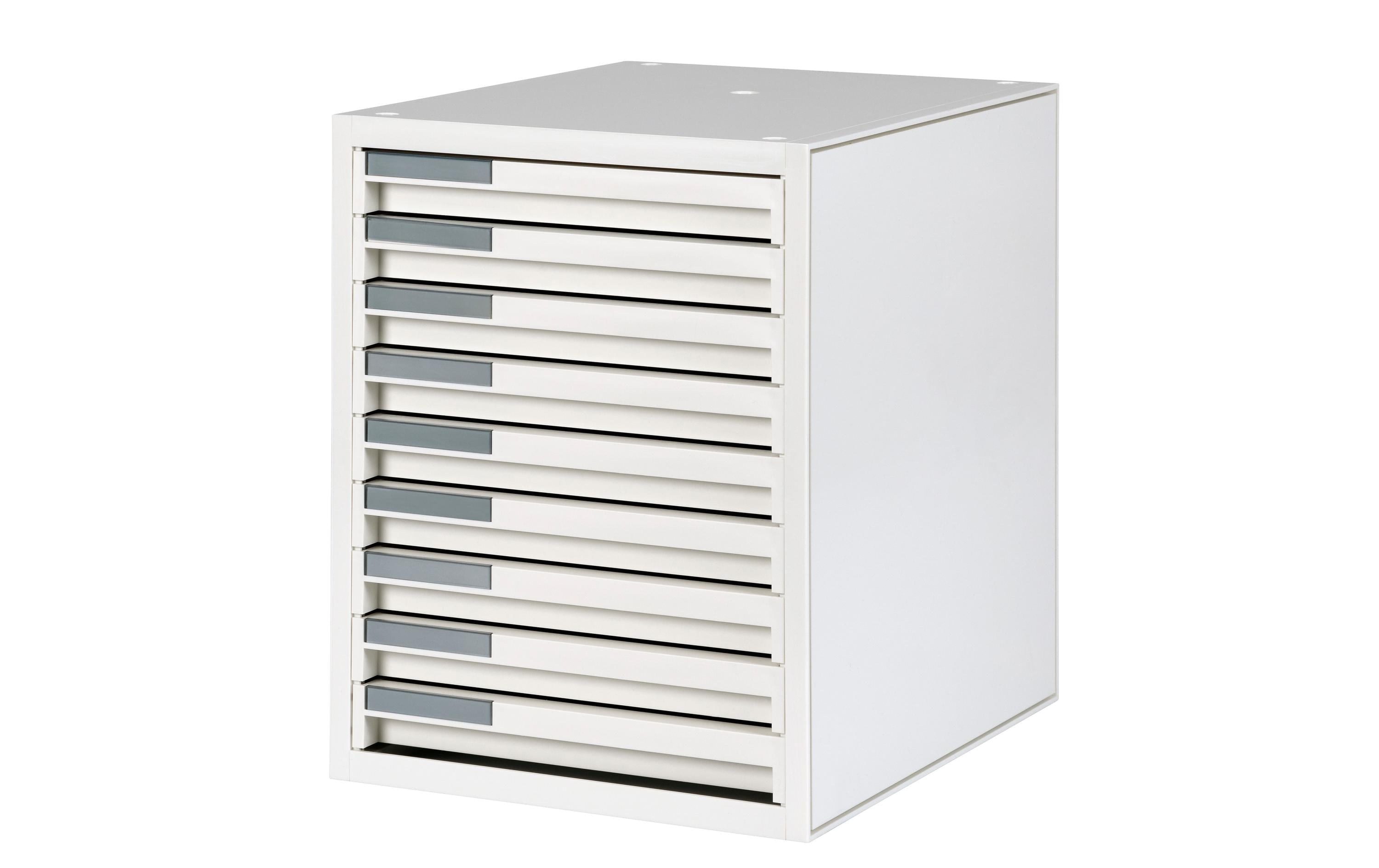 Styro Schubladenbox Styrokay Grösse 27 x 34.5 x 34 cm, 9 Schubladen