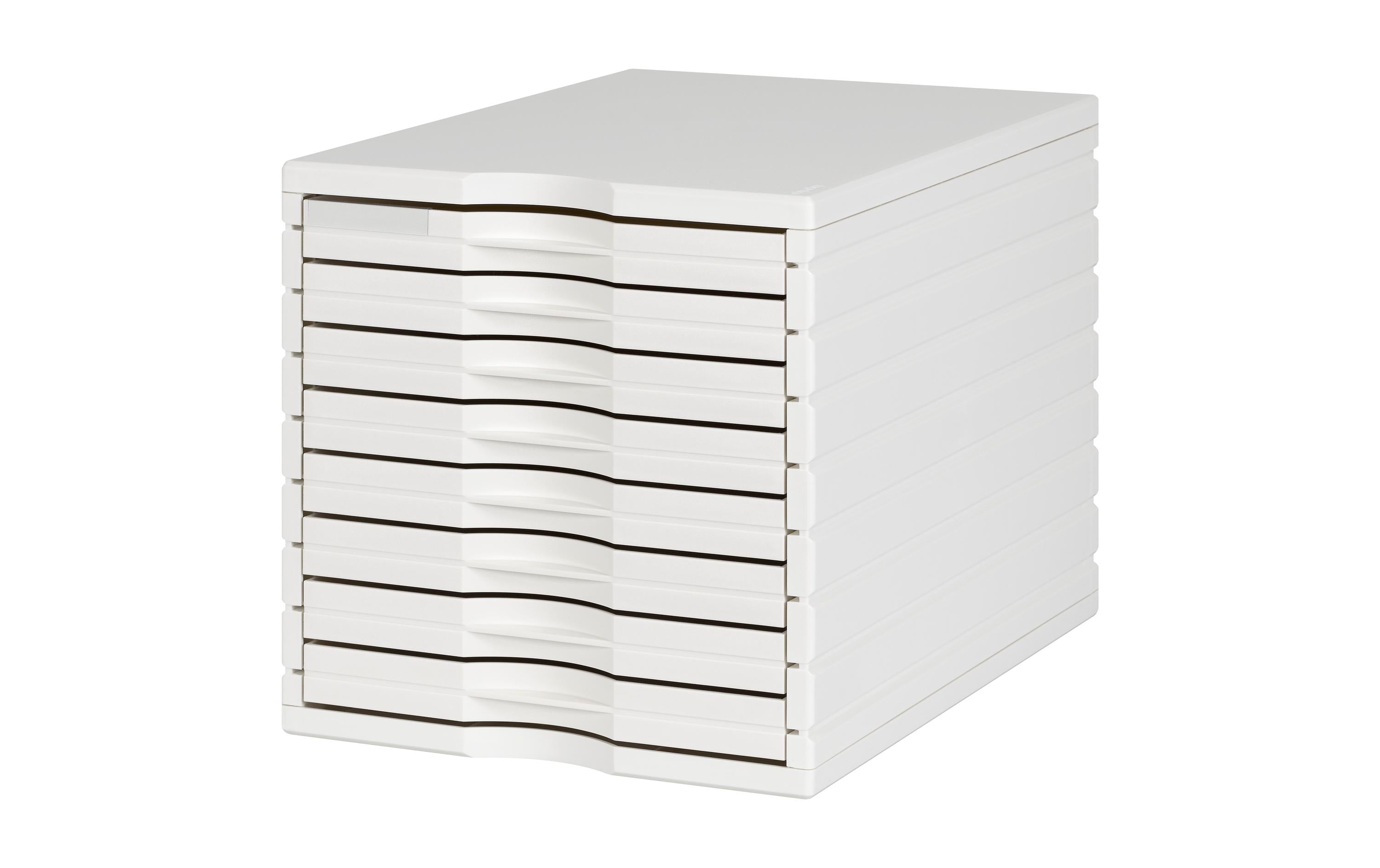 Styro Schubladenbox Styrotop 8 Schubladen, weiss