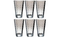 Leonardo Trinkglas Optic Pastell, 300ml grau, 6 Stück, 300ml