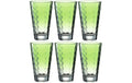 Leonardo Trinkglas Optic Pastell, 300ml hellgrün, 6 Stück, 300ml