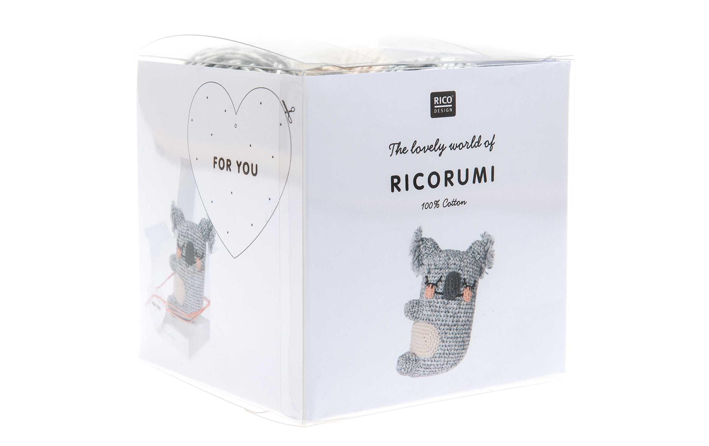 RICO Häkelset Creative Ricorumi Koala, 25 g, 57.5 m, 100 % CO