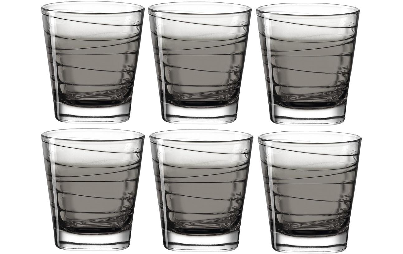 Leonardo Trinkglas Vario Struttura, 250ml basalto, 6 Stück, 250ml