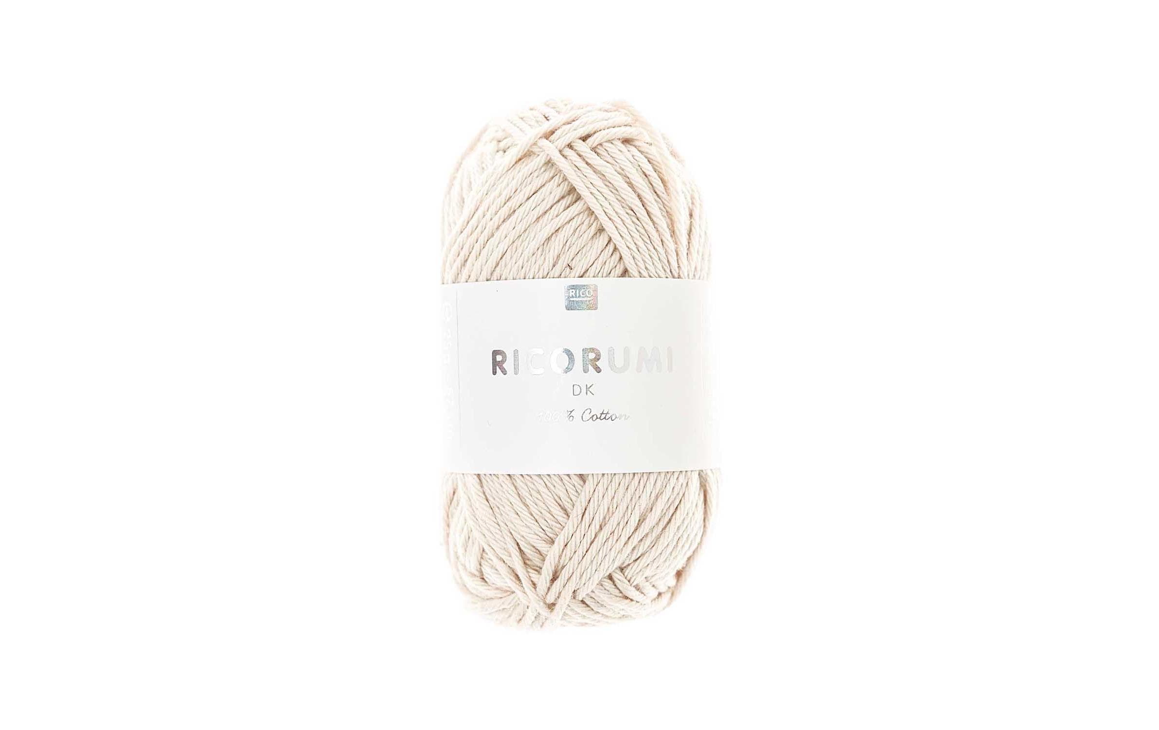RICO Wolle Creative Ricorumi DK elfenbein, 25 g, 57,5 m, 100 % CO