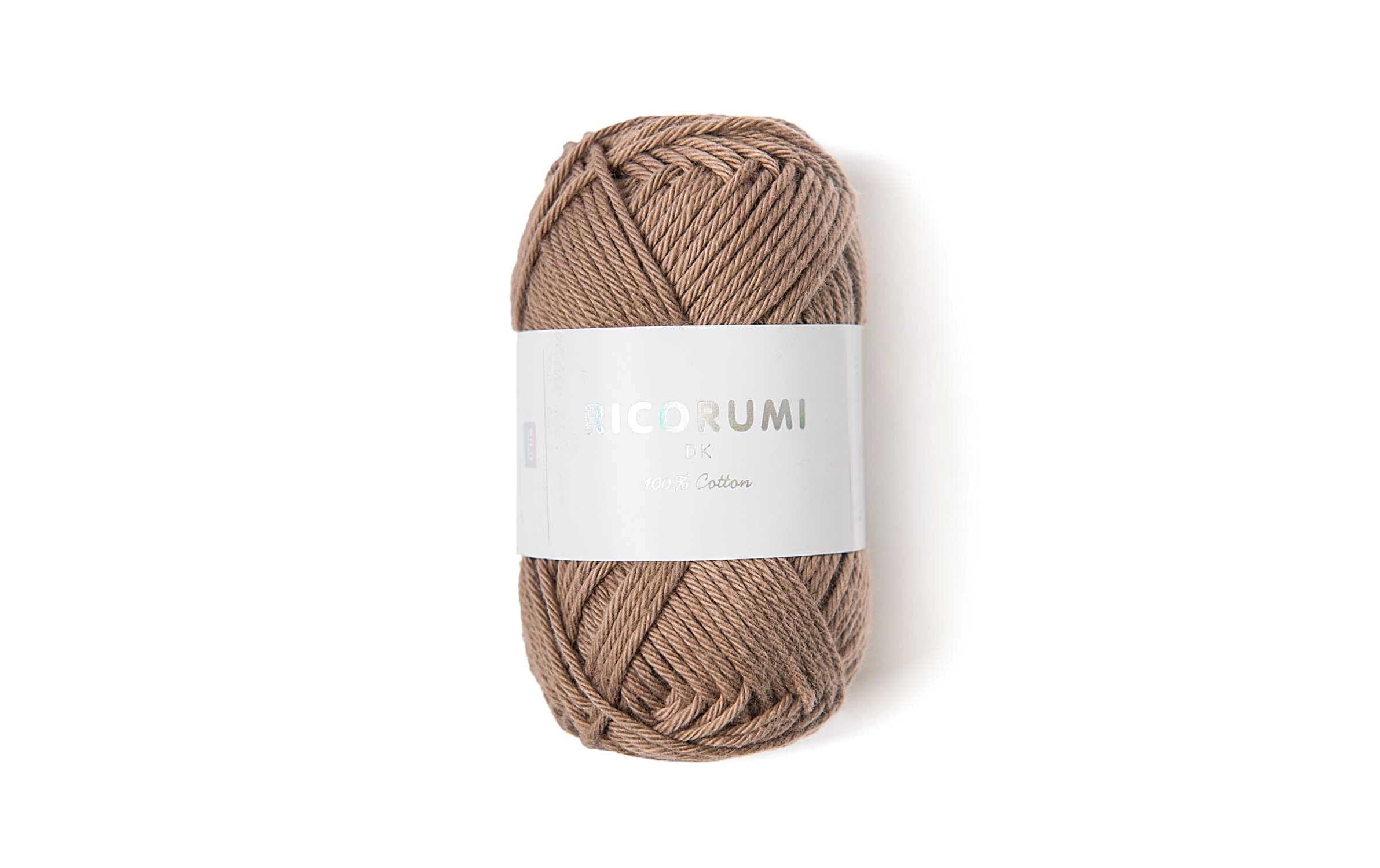 RICO Wolle Creative Ricorumi DK hellbraun, 25 g, 57,5 m, 100 % CO