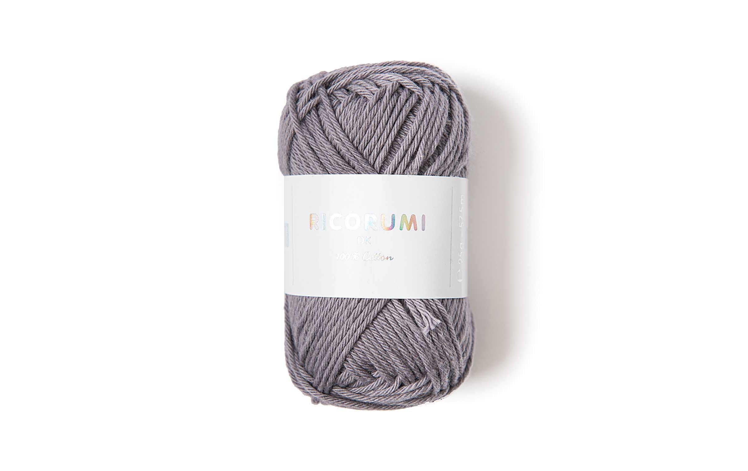 RICO Wolle Creative Ricorumi DK mausgrau, 25 g, 57.5 m, 100 % CO