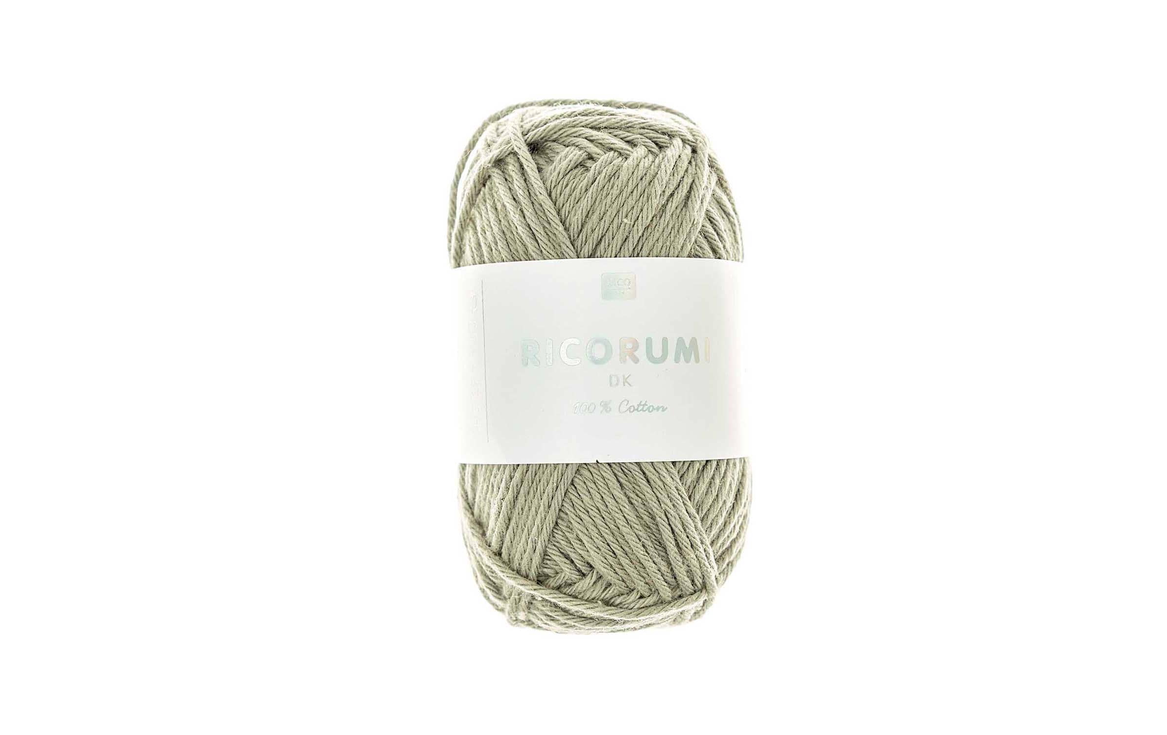 RICO Wolle Creative Ricorumi DK sumpfgrün, 25 g, 57,5 m, 100 % CO
